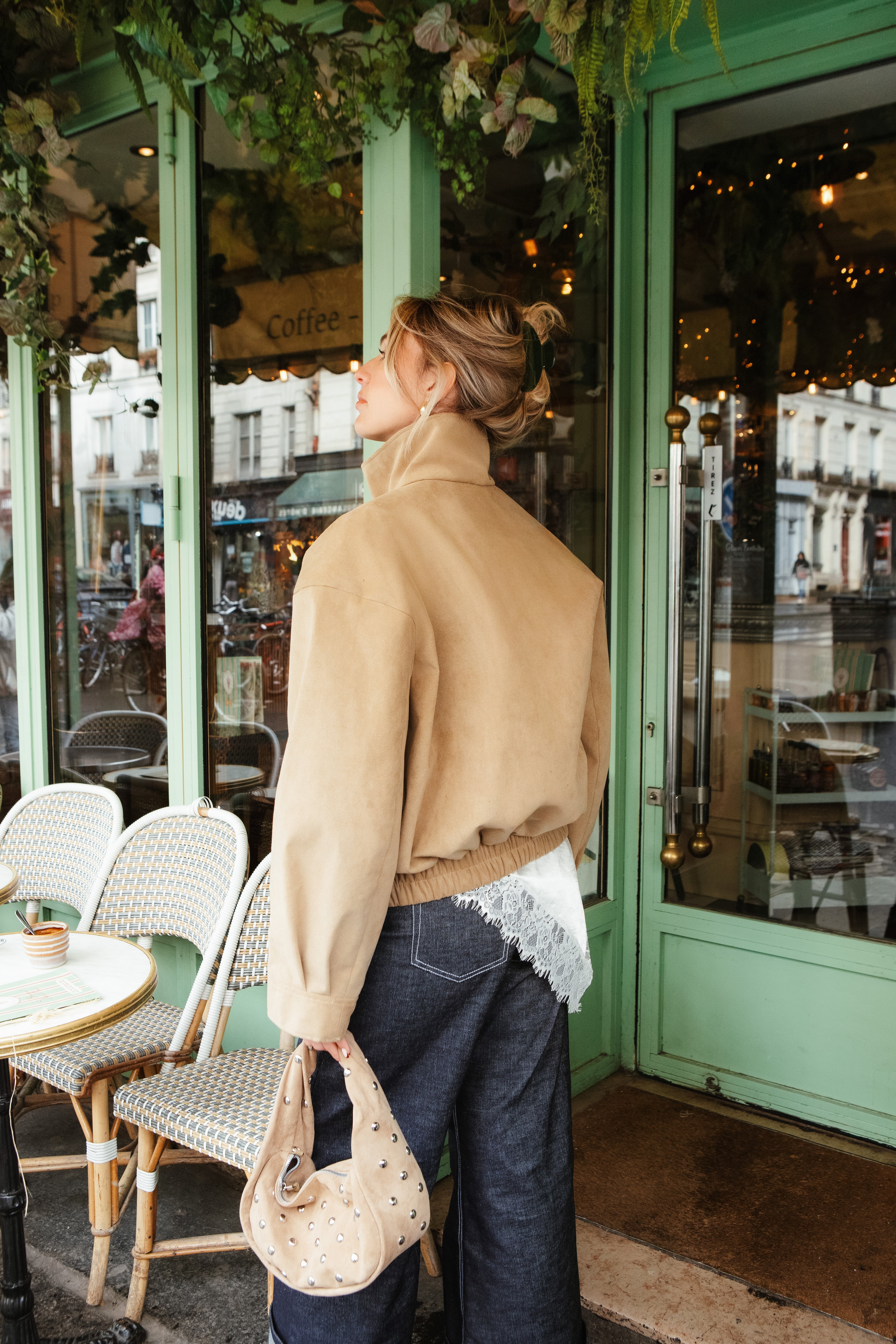 Veste suédine