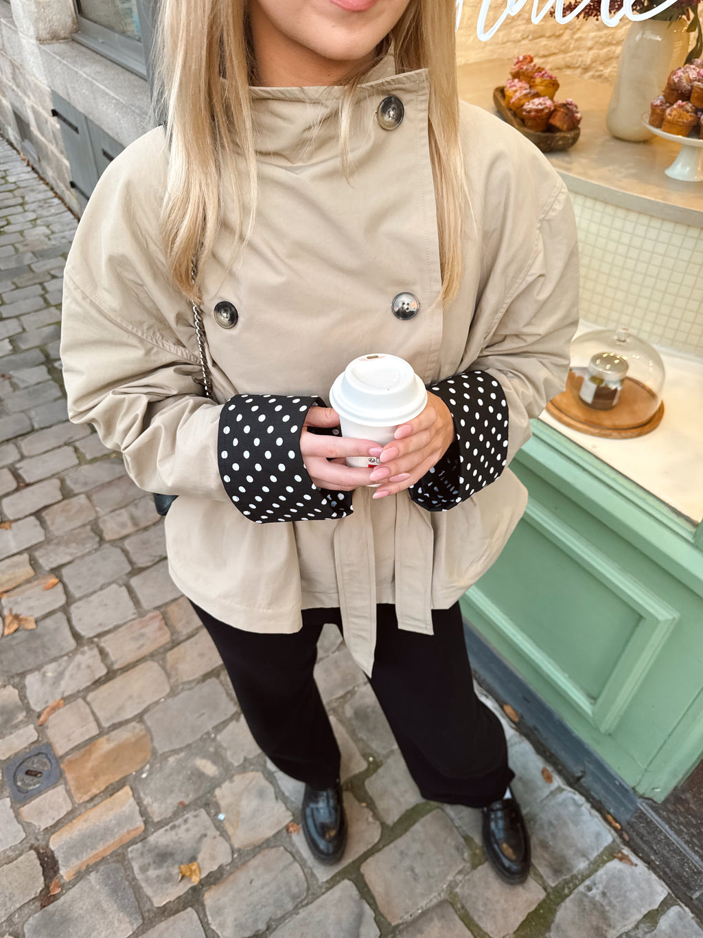 Trench à Pois imperméable