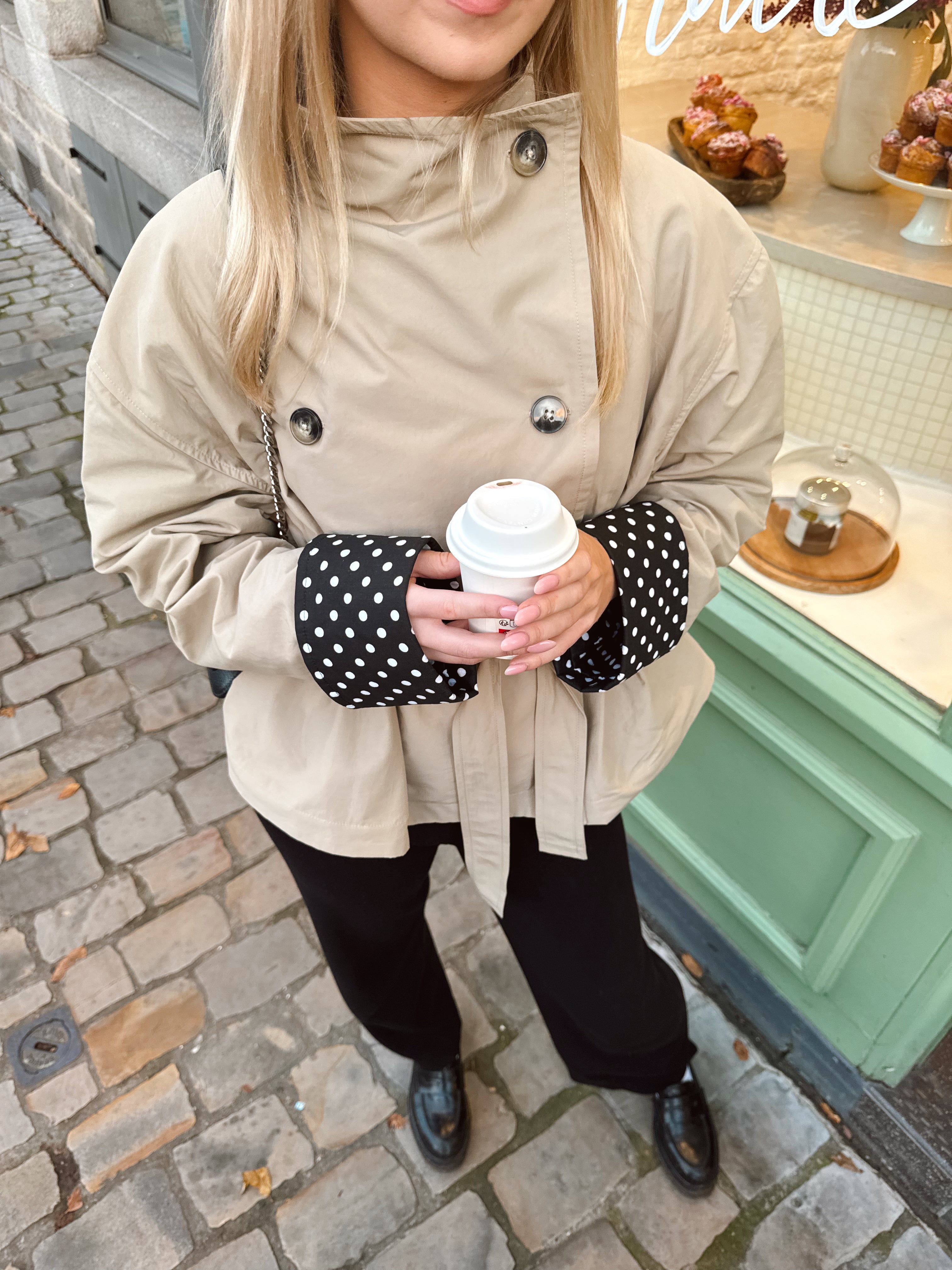 Trench à Pois imperméable