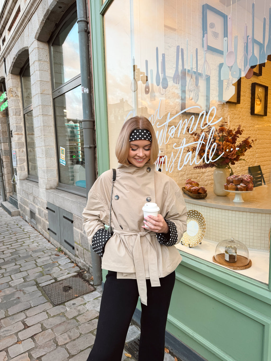 Trench à Pois imperméable