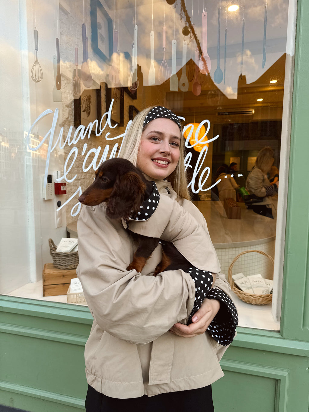 Trench Teckel Impermeable et reversible