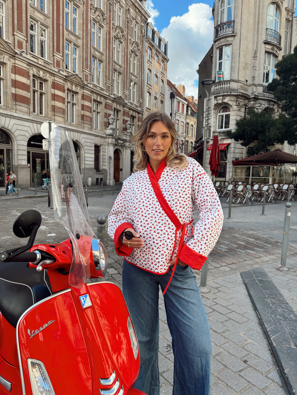 Veste cerise