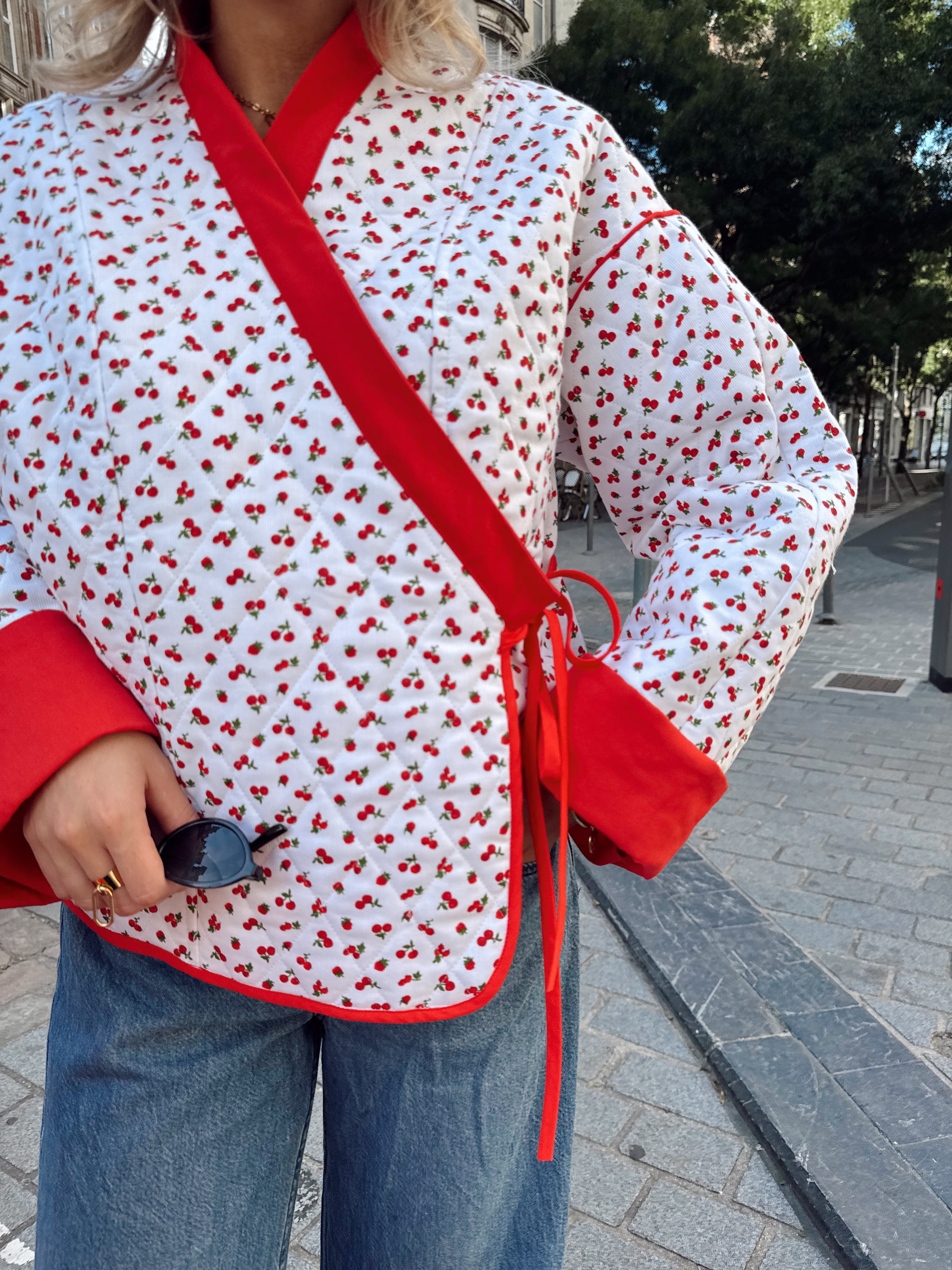 Veste cerise