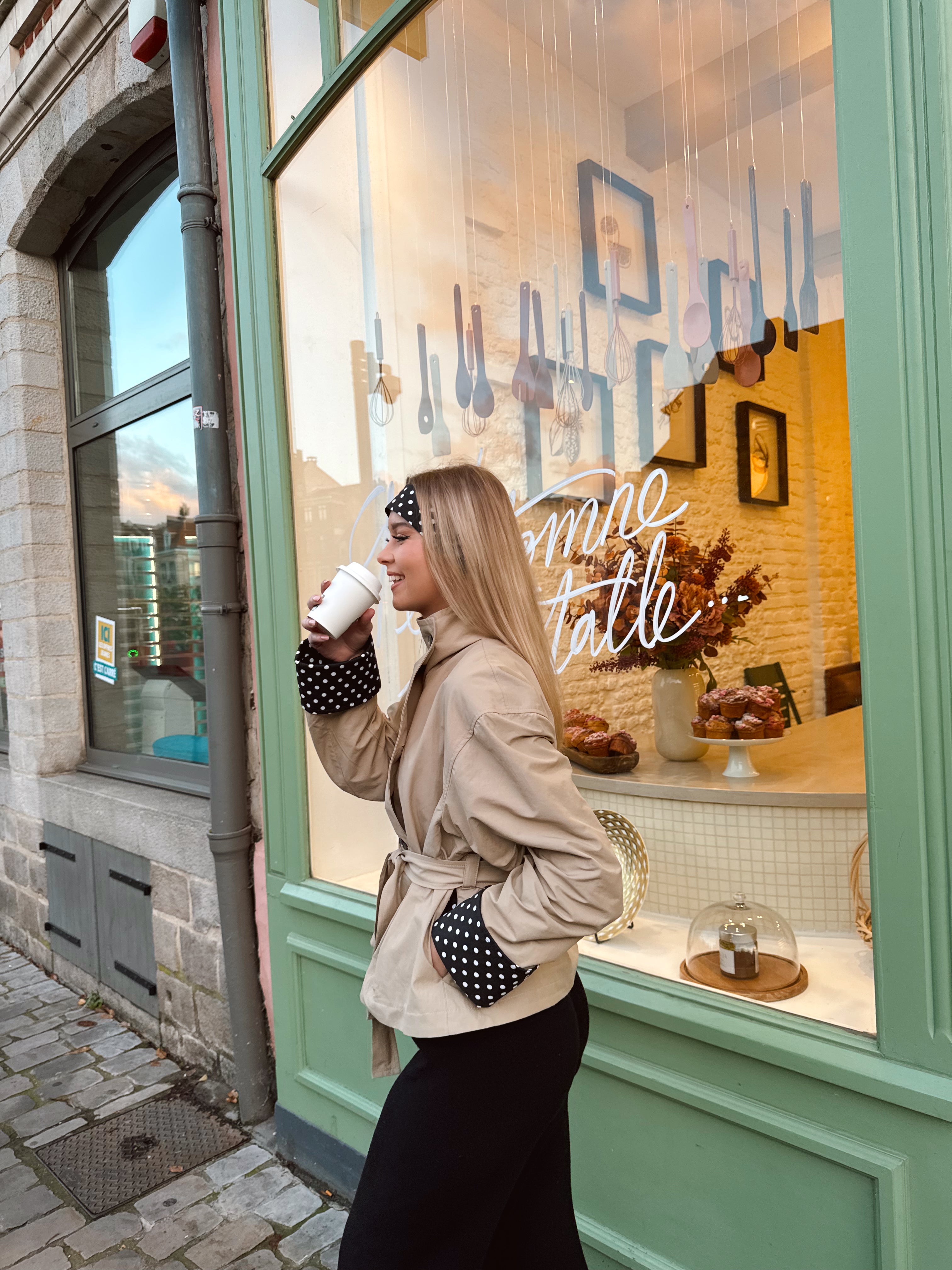 Trench à Pois imperméable