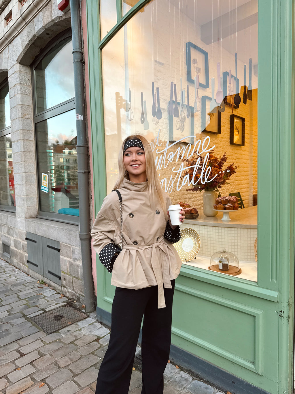 Trench à Pois imperméable