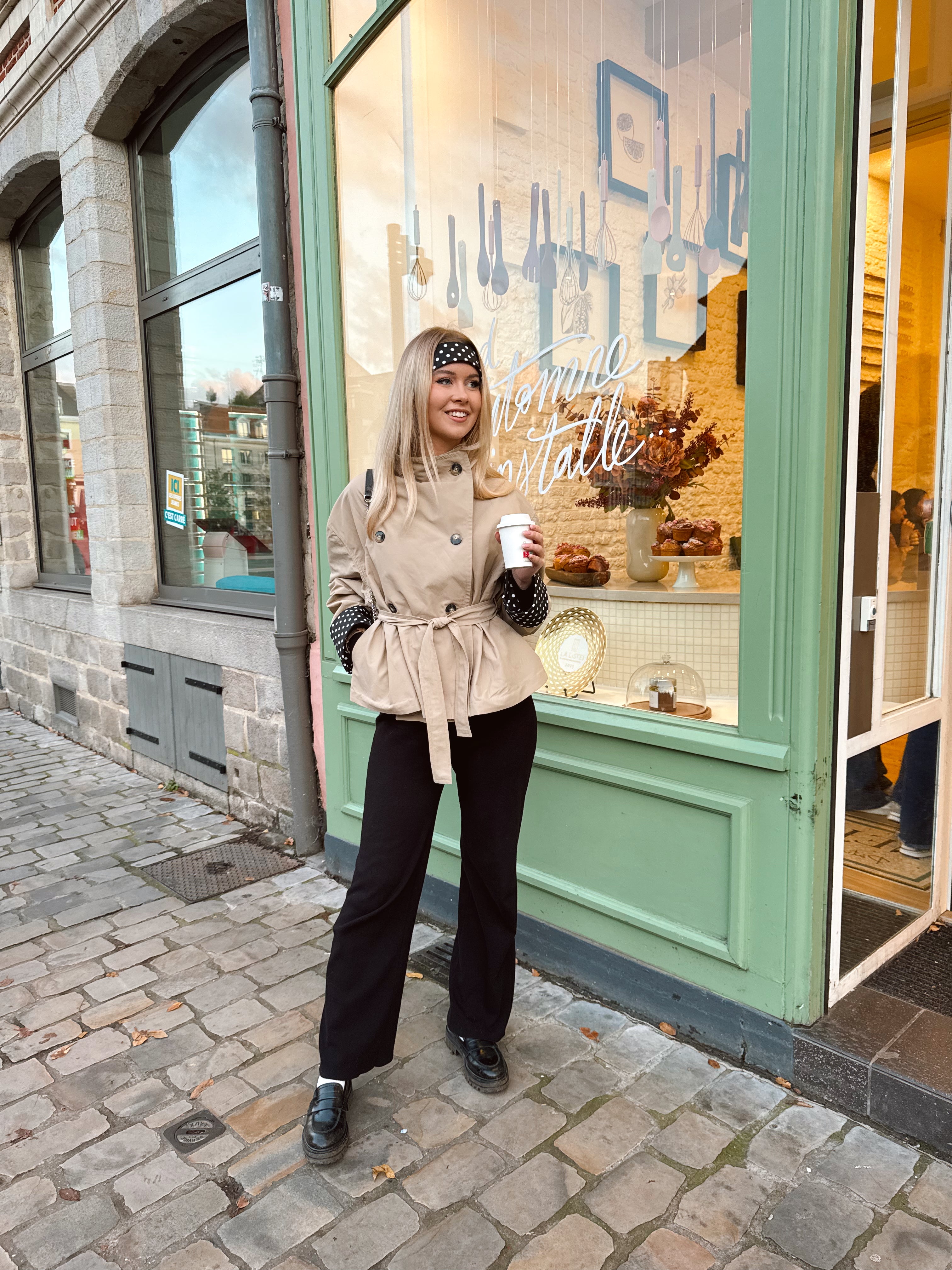 Trench à Pois imperméable