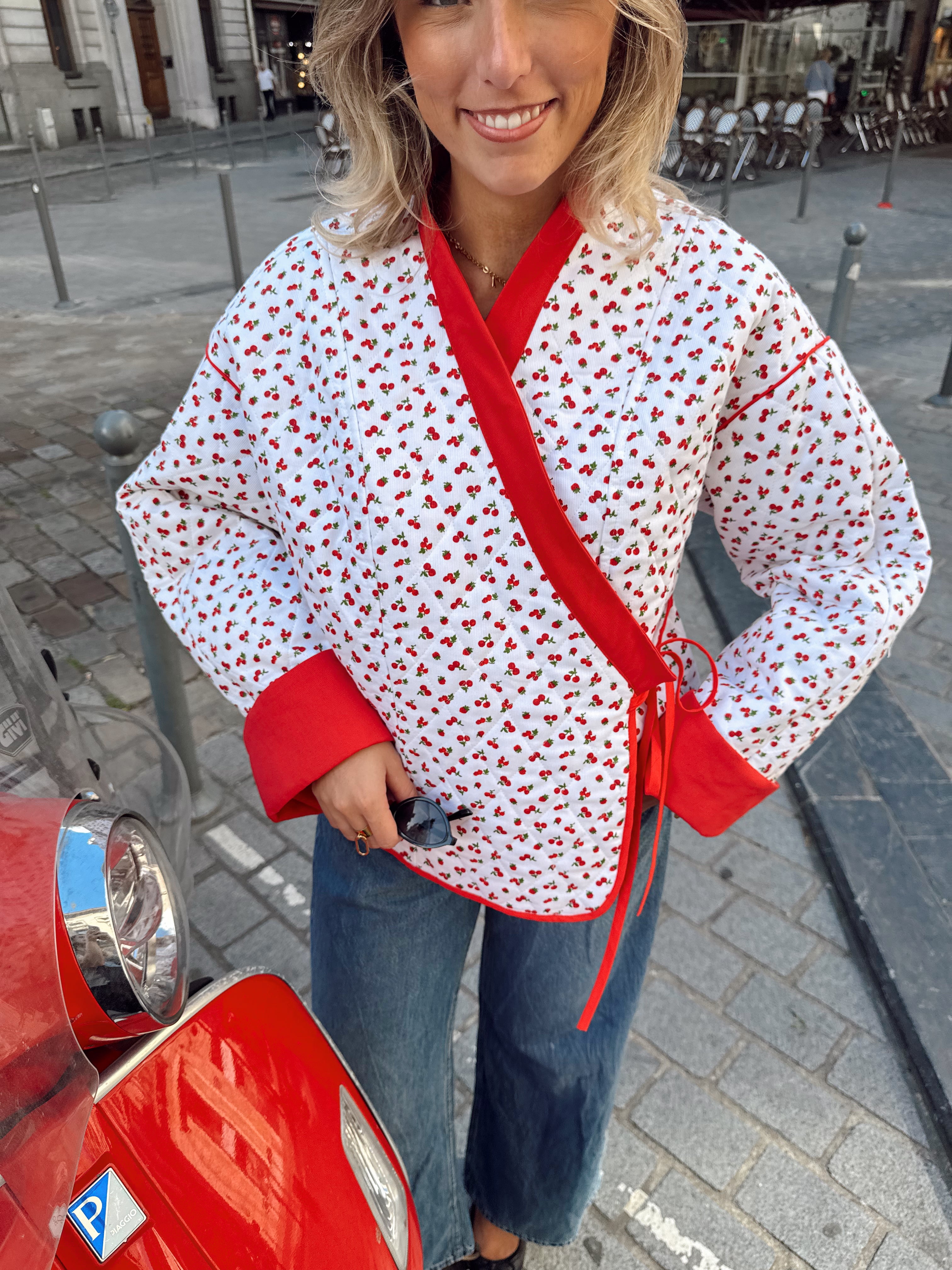 Veste cerise