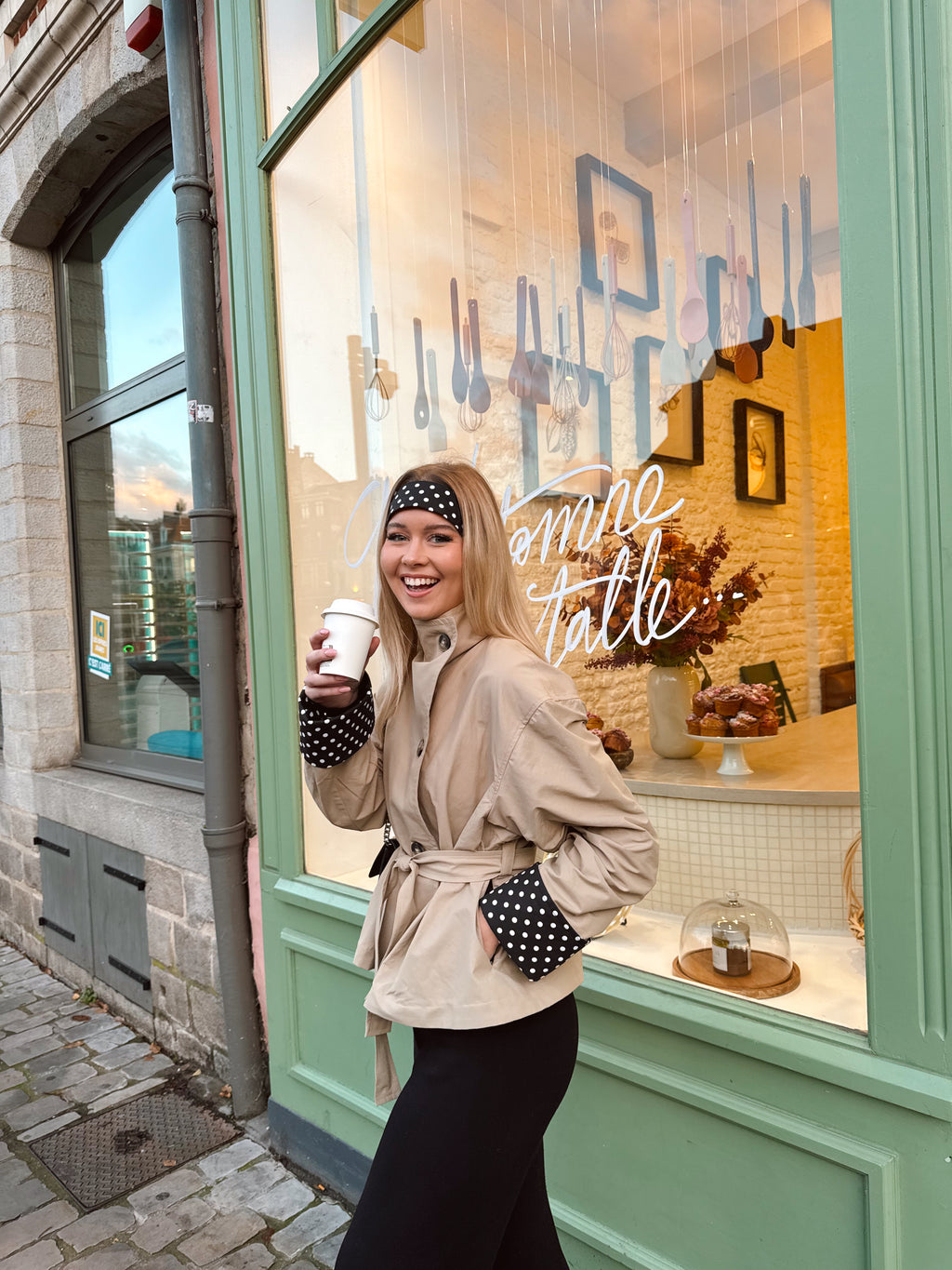 Trench à Pois imperméable