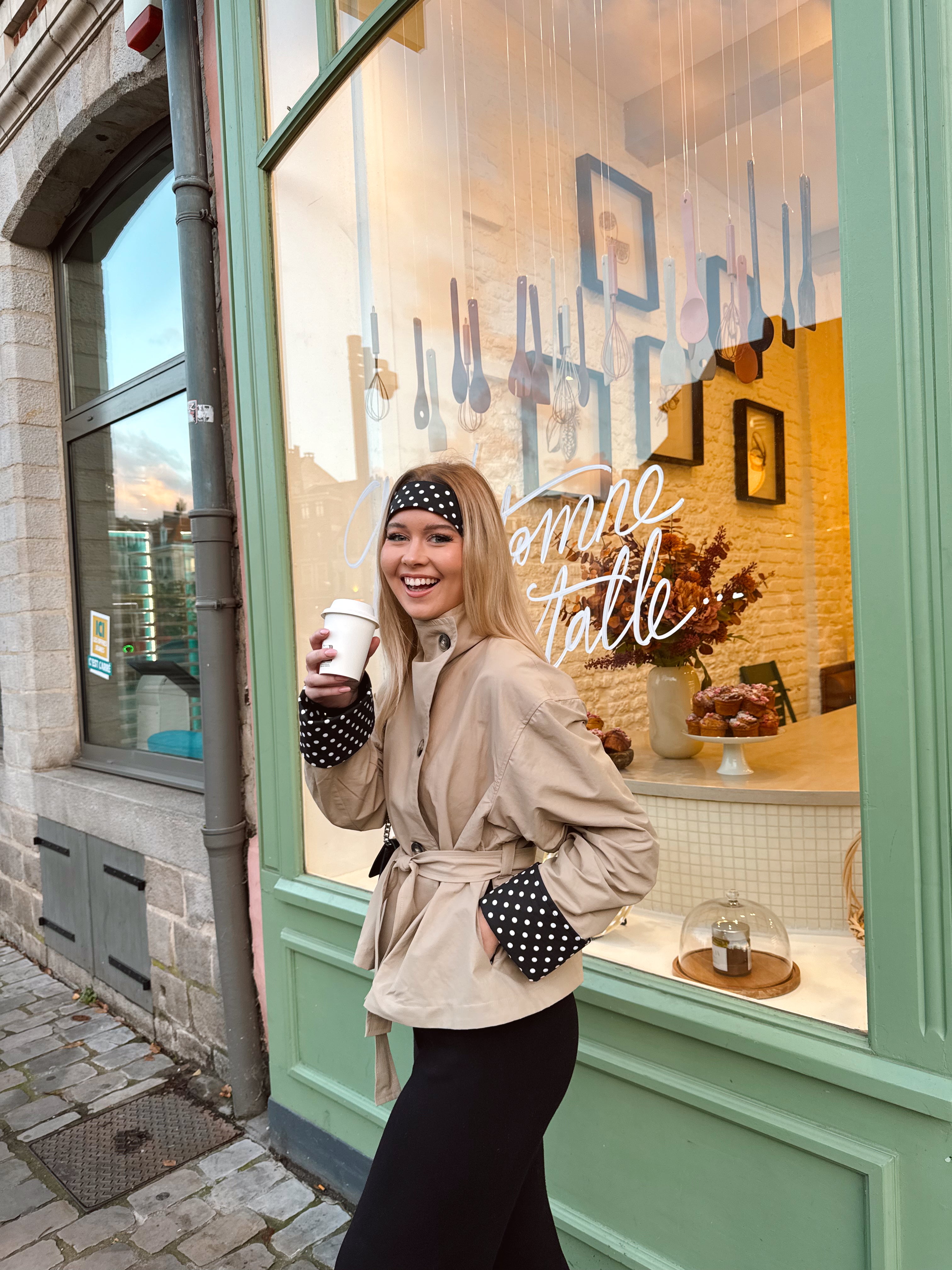 Trench à Pois imperméable